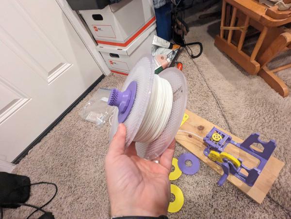 3D Printed Spool Winder