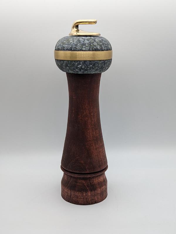 Curling Stone Pepper Mill