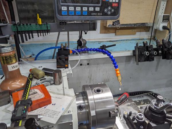 Lathe Coolant Mist System
