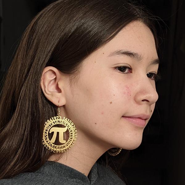 Pi Day Earrings
