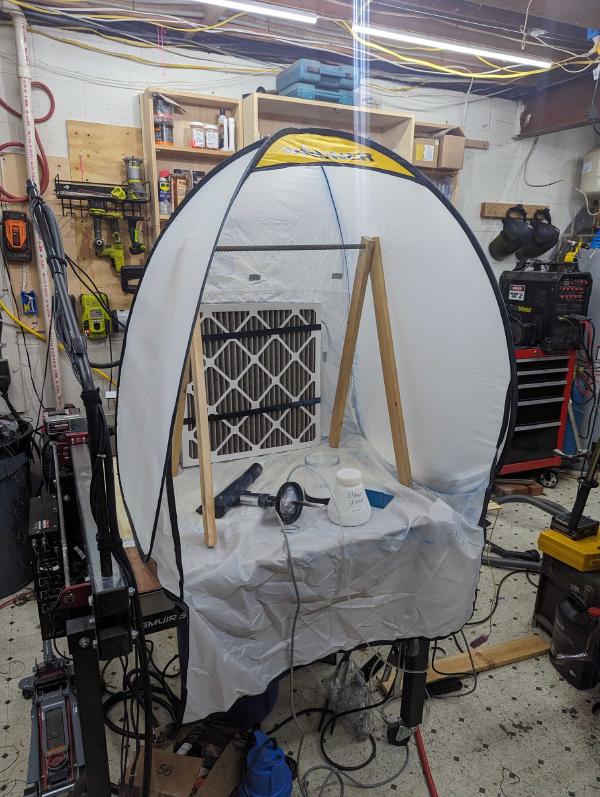 Powder Coating Tent